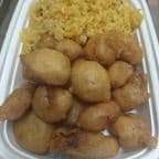 Best 甜酸肉 Sweet & Sour Pork (Combo Plate) in Pekin, IL
