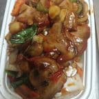 Best 蘑菇叉燒 Roast Pork w. Mushroom in Pekin, IL