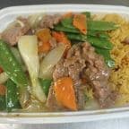 Best 咖喱牛 Beef w. Curry Sauce (Combo Plate) in Pekin, IL
